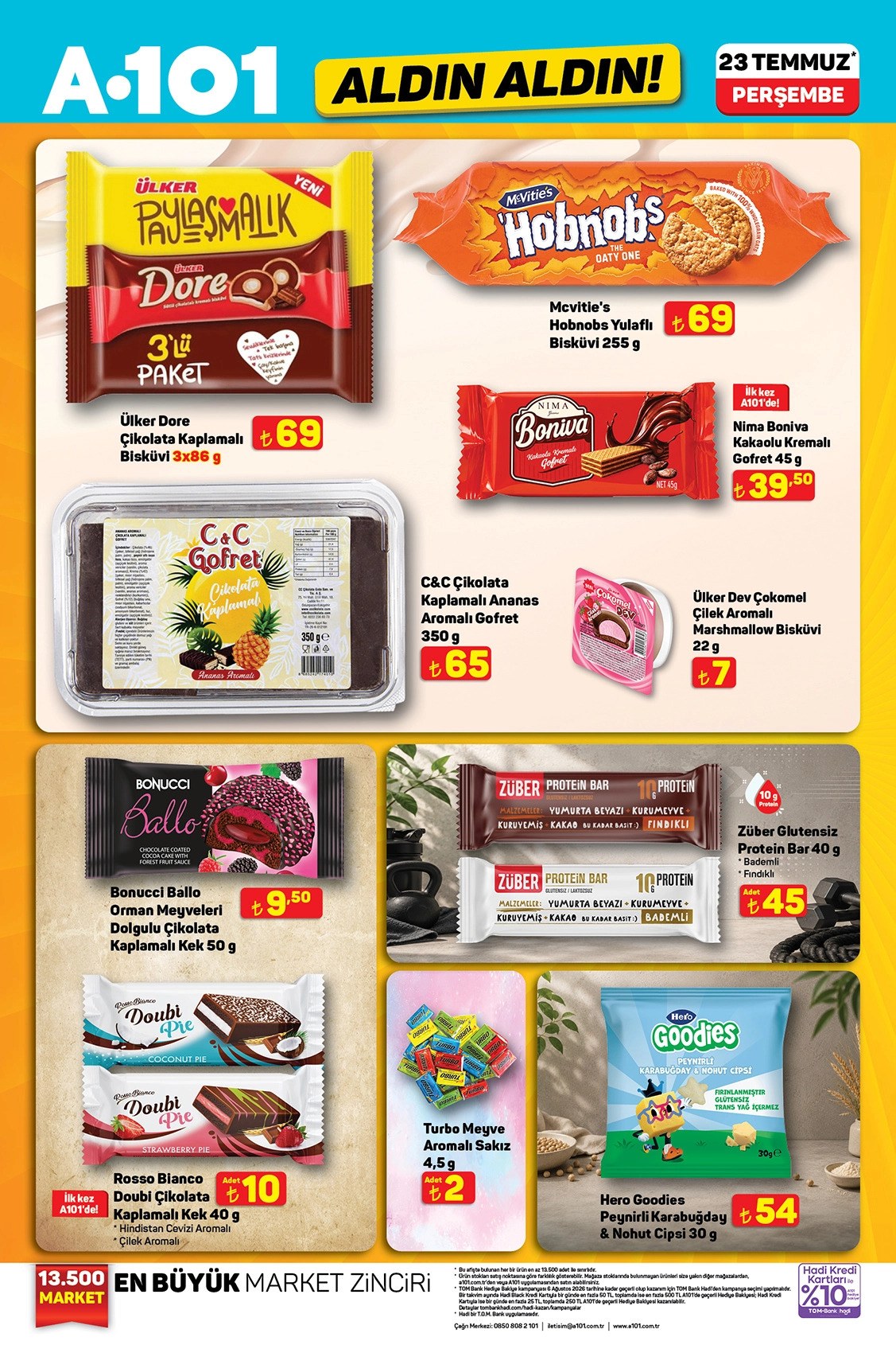 A101 · Aldın Aldın · Bu Hafta · Sayfa 10 (23 Temmuz'dan İtibaren)