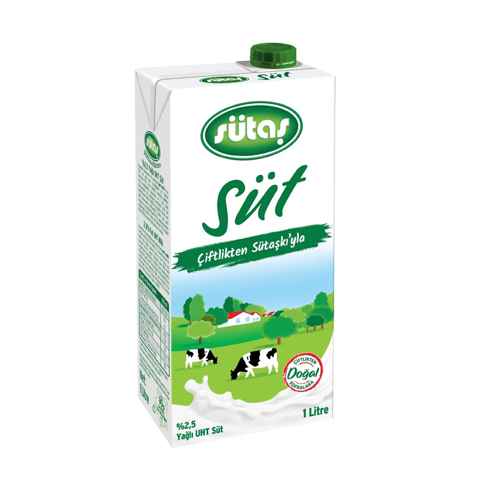 Sütaş %2,5 Yağlı Süt 1 L