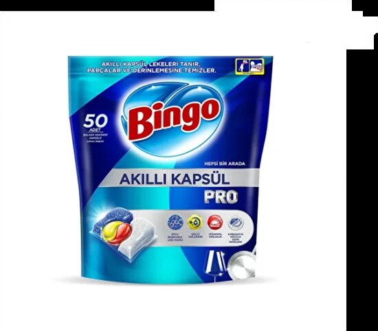 Bingo Akıllı Bulaşık Kapsülü Pro 50'li