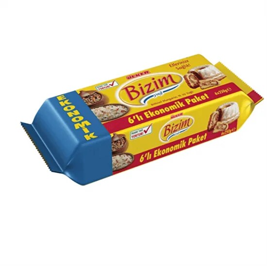 Bizim Margarin Ekonomik Paket 6x250 g
