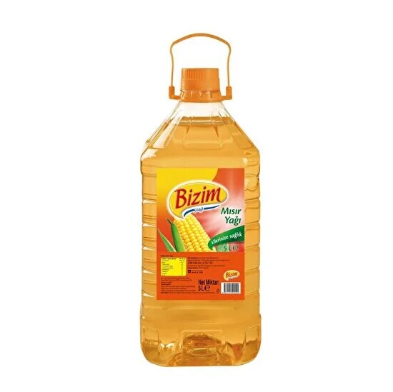 Bizim Mısır Yağı Pet 5 L