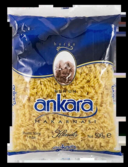 Nuh Un Ankara Makarna Burgu 500 g
