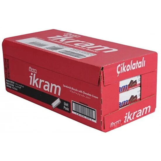 Ülker İkram Çikolata Kremalı Bisküvi 84 g 24'lü