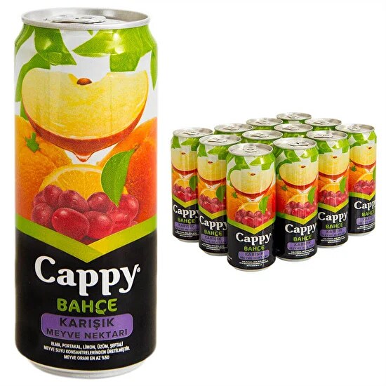Cappy Karışık Meyve Nektarı Kutu 330 ml 12'li