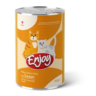 Enjoy Yetişkin Kedi Tavuklu Konserve Mama 400 G