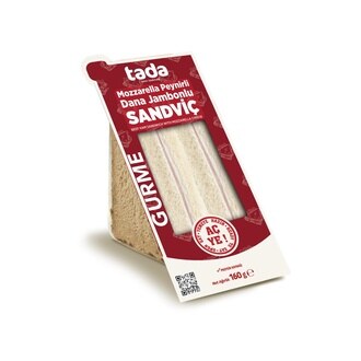 Tada Mozarella Dana Jambonlu Gurme Sandviç 160 G