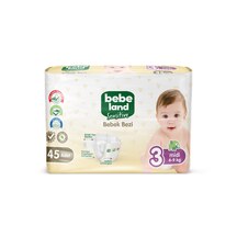Bebeland Bebek Bezi Kanallı Midi 45 Adet