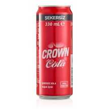 Crown Cola Şekersiz Kutu 330 ml