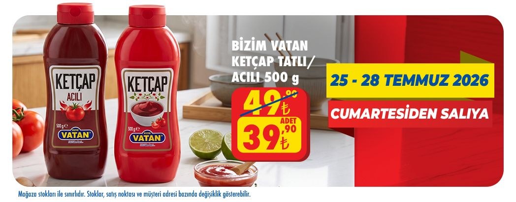 ŞOK · Haftasonu-Ketçap · 25.07–28.07 · Sayfa 5