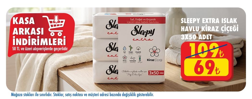 ŞOK · Sleepy-50 Tl · Sayfa 17